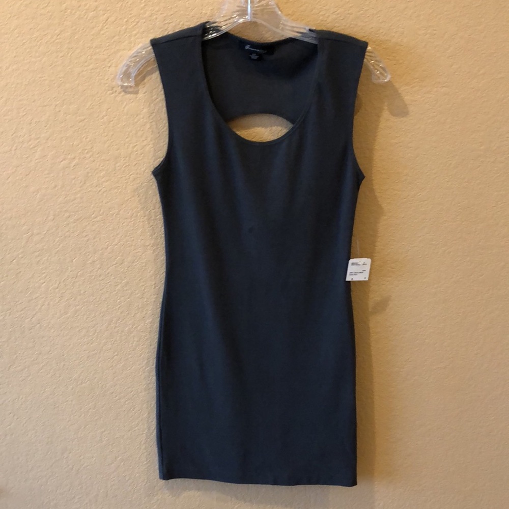 NWT Forever 21 Dark Grey Shirt Length Dress Size Small